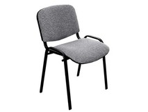 OLSS стул ИЗО В3 серый обивка ткань износопрочная, рама окрашенная черной порошковой краской